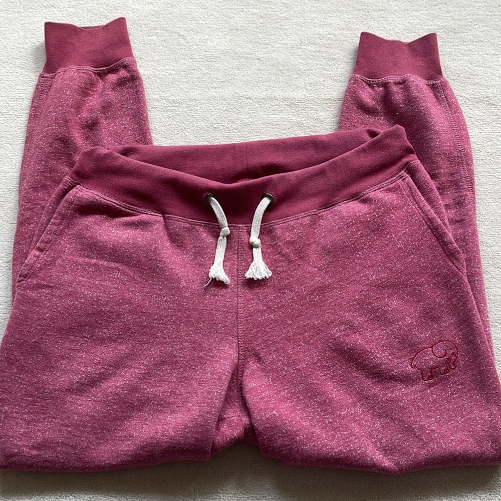 Ivory Ella red jogger sweatpants size med - Picture 2 of 8
